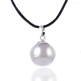 Ожерелья с подвесками, ожерелье с шариками, блестящее винтажное ожерелье для беременных, Бола, 40 дюймов, длинная цепочка для ювелирных изделий для мамы, N18, 20 капель