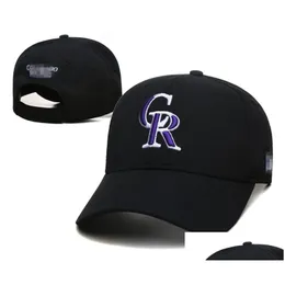 Top Caps 2023 Hiphop Cap Rockies Cr Mektup Kemik ABA Reta Moda Snapback Hats Sport Beyzbol Erkek Kadınlar H6-4.15 Damla Teslimat Acces DHTV4