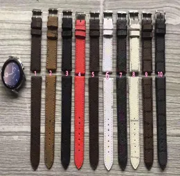 Модные кожаные ремешки для часов для Samsung Galaxy Ремешок 20 мм 22 мм 41 мм 42 мм 44 мм Watch Active 2 4 5 6 7 Series Band Luxury Designer L2346319
