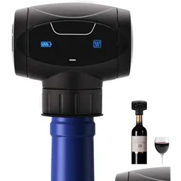 Wine Glasses Electric Vacuum Stopper Reusable Pump Keep Fresh Home Bar Tools Matic Saver 230721 Drop Delivery Garden Kitchen Dining Dhmcy