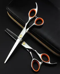 professional japan 440c 6 inch hair scissors set cutting barber makas haircut hair scissor thinning shears hairdressing scissors9743650