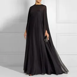 Grundläggande casual klänningar Yeezzi Kvinnlig elegant parti svart enkla två stycken inner glidklänning genom yttre kappa maxi klänningar för kvinnor 230922