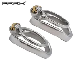 Massager Vibrator Frrk Penis Rings 2022 New Male Chastity Cage Bondage Device Anti Pullout Cock Lock Metal Bdsm Restraint Sex Toys6961853