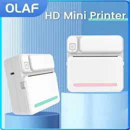 Skrivare Mini Portable Printer Thermal Printer Label Sticker Adhesive Photo Print för mobiltelefon Trådlös Bluetooth Phomemo Impressoras L230921 L230923