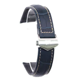 202224mm Cow Leather Watch Strap لـ Monaco Series Men Generation Band Soft Watchband لسوار المعصم 2206207542863