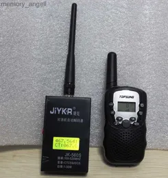 Walkie talkie przenośna licznik częstotliwości 100 mHz-520MHz CTCSS/DCS Dekoder mocy mocy Dekoder dla analogowych Walkie Talkie T-388 UHF VHF HKD230922