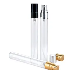 1000pcs/lot 10ML Portable Glass Refillable Perfume Bottle With Atomizer Empty Cosmetic Containers With Sprayer For Travel SN872