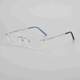 Fashion Classic Men's Fashion Hexagonal Sports Leisure Myopia Frameless Optical Glasses Frame