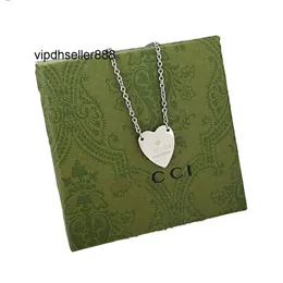 Hänge halsband varumärke hjärta hänge halsband design för kvinnor silver halsband vintage design gåva lång kedja kärlek par familj smycken halsband keltisk stil le