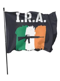 Ira Exército Republicano Irlandês Tapeçaria Pátio 3x5 pés Bandeiras Decoração 100D Poliéster Banners Interior Exterior Cor Vívida Alta Qualidade 1405470