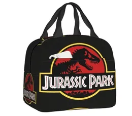 Custom Jurassic Park Bag Women Warm Cooler Insulated Lunch Box for Kids School 2207117197839