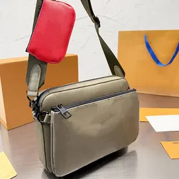 Luis Vuittons Bag Men Friton Clutch Clutch LVSE Messenger LVity Women Crossbody Travel Borse da viaggio Tre pezzi Zipper Open Open Open Open Pulsa Rimovibile Moneta Rimovibile cellulare POC POC