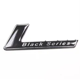 1 Stück Aluminium Black Series Aufkleber Emblem für W204 W203 W211 W207 W219 Auto Auto Für AMG Badge249C