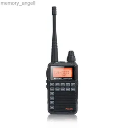 Walkie Talkie PX Radio PUXING PX-2R Mini compatto 400-470 MHz UHF Trasmissione a banda singola VHF Ricezione dual band UHF 2W FM VOX Walkie Talkie HKD230922