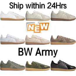 top quality Casual Shoes New men BW Army trainers women running shoes Wonder White Blue Black Olive brown green light tan beige designer mens trainer womens sneakers E