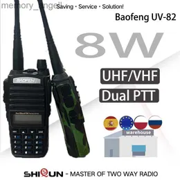 Walkie Talkie 8W BaoFeng UV-82 Walkie-Talkie Dual Band con NA-771 VHF / UHF UV 82 Walkie Talkie 10 KM UV82 Baofeng 8W Radio 10 KM UV-9R UV-5R HKD230922