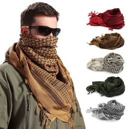 Scarves Summer Women Tactical Arab Scarf Men Fashion Lightweight Hijab Scarf Spring Army Plaid Head Scarf Keep Warm 230922