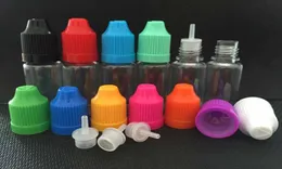 Plastic Bottle 5ml 10ml 15ml 20ml 30ml 50ml PET Dropper Bottles With Child Proof Caps Thin Tips E Liquid Vapor Bottles2829589