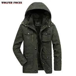 Mens Down Parkas Listing Midlength Winter Jacket Large Size Style Cottonpadded L 6XL Trend Cotton Heating Windproof Coats 230922
