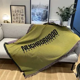 Blankets NBHD outdoor camping trend shawl air conditioning blanket summer leisure insulation HKD230922