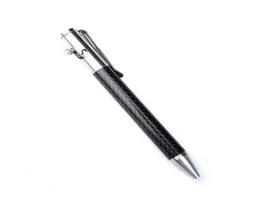 Carbon Fiber Bolt Action Tactical Pen Selfdefense Pocket Pen Glass Breaker Outdoor Survival EDC6663368