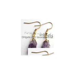 Arts And Crafts Natural Crystal Earrings 14 Qq2 Drop Delivery Home Garden Gifts Dh0Bp
