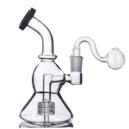 Mini Bubbler Glass Ash Catcher Water Pipe Inline Percolator Water Pipe Oil Rig Bong Best Quality 14mm