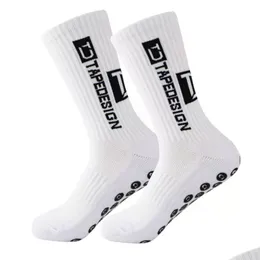 Sports Socks New Anti-Slip Soccer Men Women Outdoor Sport Grip Football Fy0232 Ss0223 Drop Delivery Outdoors Athletic Accs Dhowi