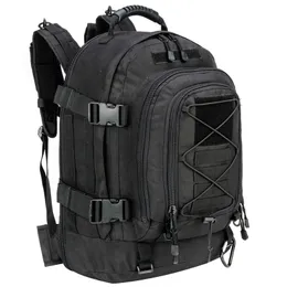 Sacos escolares Grande 60L Mochila Tática para Homens Mulheres Ao Ar Livre Resistente à Água Caminhadas Mochilas Viagem Laptop 230921