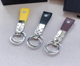 Luxury Key Rings for men Two Layer Calf Keys Chain With Print High Quality Top gift3426403