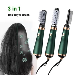 Hair Straighteners 3 in 1 Dryer and Straightening Brush Hair Electric Rotary Women'S Straighteners Professional Comb Curler Modeling 230922