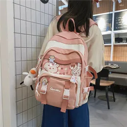 Backpack EnoPella Fashion Waterproof Women Soft Touch Multi-Function Small Kawaii Female Student Shoulder Bag Mochila