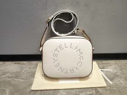 Stella Mccartney Fashion Luxury Best-quality Camera Women Bag 2024 Crossbody Bag Letter Contrast Shoulder Strap with Card Designer Bag