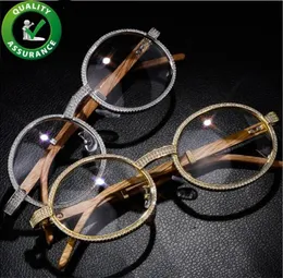 Designer de luxo óculos de sol gelado fora diamante óculos hip hop jóias homens mulheres rapper moda encantos acessórios vintage festa chri6031087