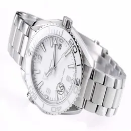 39 5mm masculino feminino relógio de pulso amante à prova dwaterproof água safira cristal ss edição qualidade mostrador branco pulseira movimento automático 194c