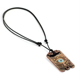 Legend of Zelda Keychain Sheikah Slate Pendant Handmade Keyring Breath of the Wild Game Jewelry key Holder llavero zelda COSPLAY1216S