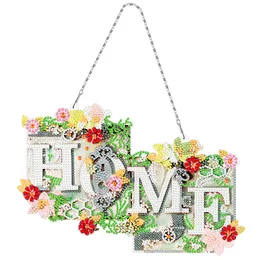 Arts and Crafts DIY Diamond painting garland home hanging Embroidery kit Butterfly Cross Stitch art Craft Home door and window decoration 230923