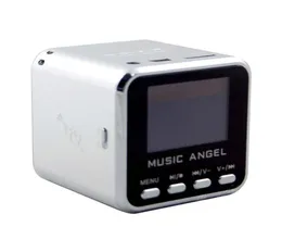 MUSIC ANGEL Mini Speaker USB Micro SDTF HiFi Audio Amplifier MP34 Display alarm clock Digital Player4869331