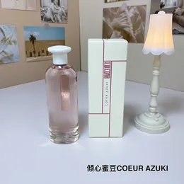 Mulher homem perfumes sexy fragrância spray delina la rosee 75ml coeur azuki perfume parfums encantadora essência real