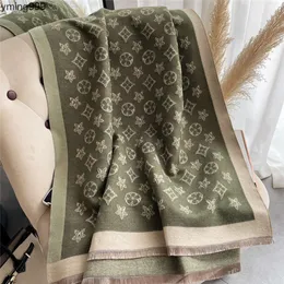 lvlies louisity Scarfs Artificial Cashmere Scarf Double-Sided Air-Conditioned Room Long Thermal Outer Match Shawl OPE2