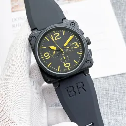 2023 Homens Moda Relógios de Pulso Sino Relógios Mecânicos Automáticos de Alta Qualidade Marca de Luxo Cronógrafo Relógio Cinto de Aço Inoxidável Mens Ross Watch D5