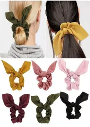 Bow Scrunchies for Hair Satin Silk Scrunchies Hair Accessories for Women Ladies Young Women Assorted Colors Scrunchies4318446