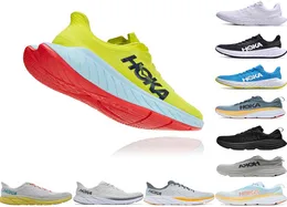Hoka One One Running Shoes For Men Women Bondi 8 Clifton8 Carbon x 2 Series Road Run Crosscountry Training Sneakers Shock absorpt8921995