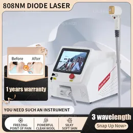 808nm Tragbare Haar Entfernung Eis Platin Diode Laser 3 Wellenlänge Gefrierpunkt Schmerzlose Maschine Für Salon Heißer