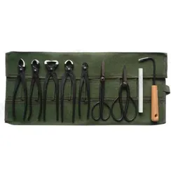 Professionellt handverktyg sätter japanska bonsai -verktyg förvaringspaket rullväska 600x430mm canvas set case twel8896277166
