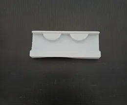 100pcs whole white lash trays plastic transparent blank holder tray for eyelash packaging box Case container8439010
