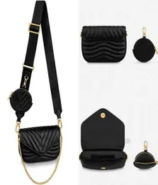 Evening Bags 5A High quality leather wave handbag cross bag women039s men039s luxury designer fashion shopping wallet camera3645608