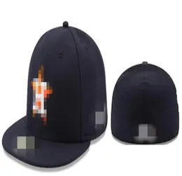 Men039s Fitted Caps Houston H Hip Hop Size Hats Baseball Caps Adult Flat PeakFor Men Women Full Closed H232540845