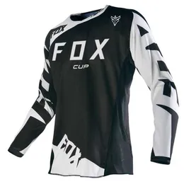 2022 Downhill Jerseys Fox Cup Mountain Bike MTB Shirts Offroad DH balck Motorcycle Jersey Motocross Sportwear Clothing Bike