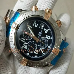 Luksusowa fabryka S Super Watches Men Blackbird Edition Watches Men 1-12 Oznacz Watch Kwarc Chronograph Balck Dial Watch Men WR248I
